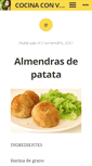 Mobile Screenshot of cocinaconverduras.com